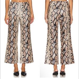 Simon Miller Pia Vegan Snake Pant in Snake Print Size 4